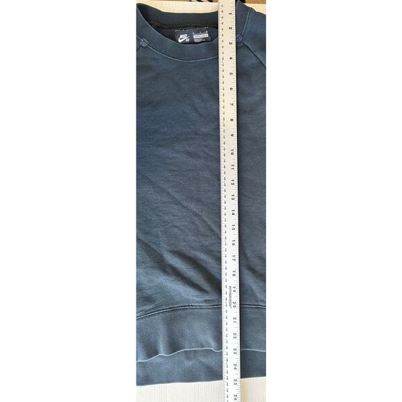 Nike SB Everett Fleece Crewneck Logo Sweatshirt 693218-010 Black Men's Size S - Picture 6 of 6